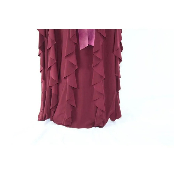 Dressbarn woman collection burgundy dress size 18W - Picture 4 of 9
